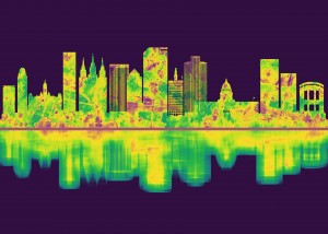 Salt Lake City Utah Skyline